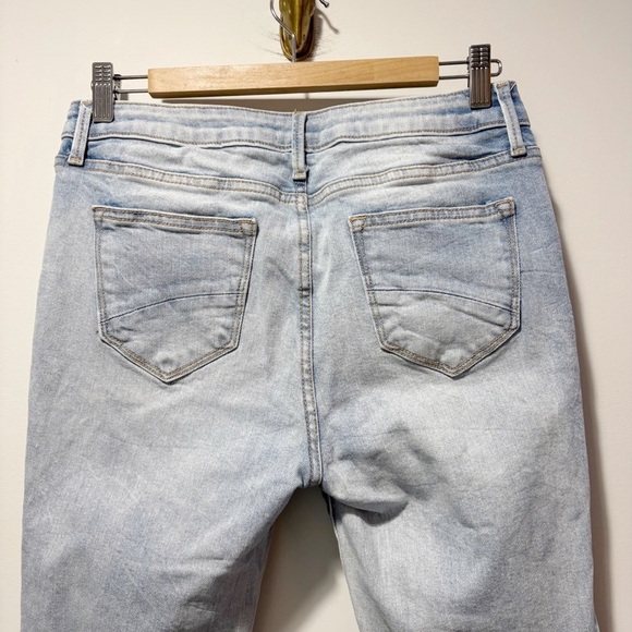 Driftwood Audrey High Rise Embroidered Side Trim Jeans Size 28 Straight Leg - Picture 6 of 16